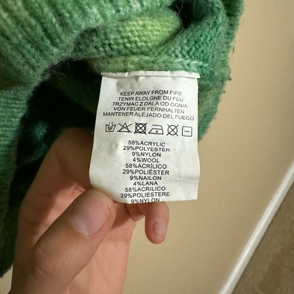 Oversized green sweater - Picture 5 of 6